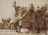 Rembrandt: Holland ház napfényben